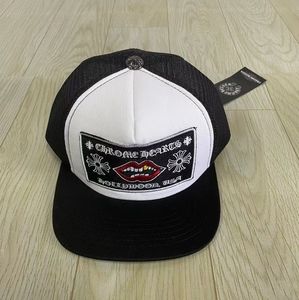 Brand New Black Chrome Hearts Trucker Hat